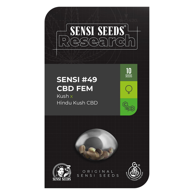 Buy Sensi Seeds Research #49 (Kush x Hindu Kush CBD) FEM