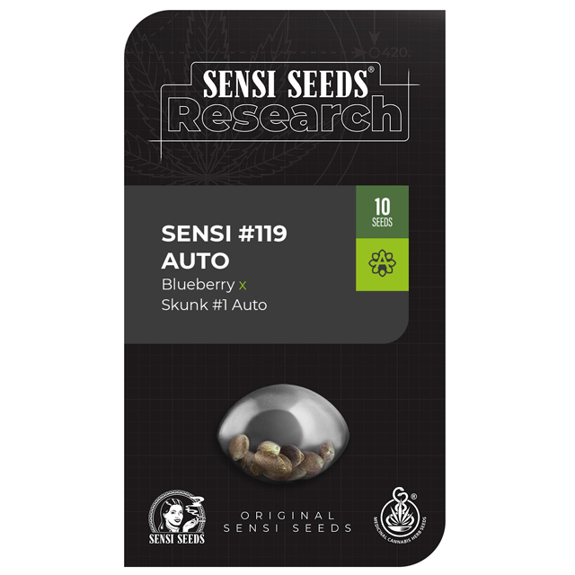 Buy Sensi Seeds Research #119 Auto (Blueberry x Skunk #1 Auto) FEM