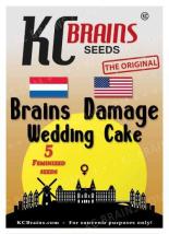 Brains Damage Wedding Cake